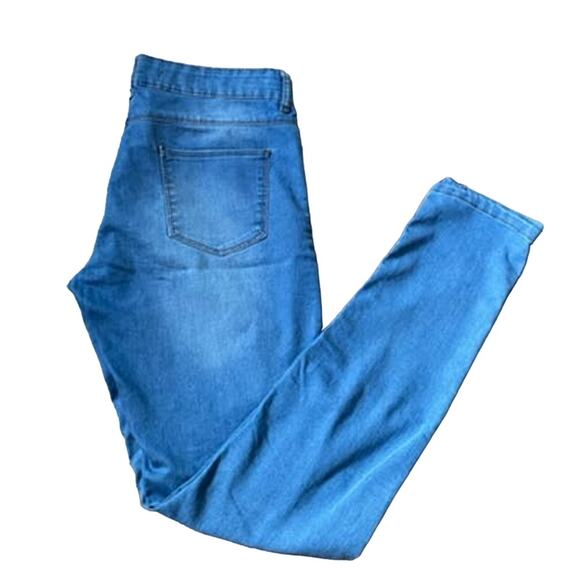 Blue Low Rise Jeans Size 30 Reserved Brand - Picture 1 of 6